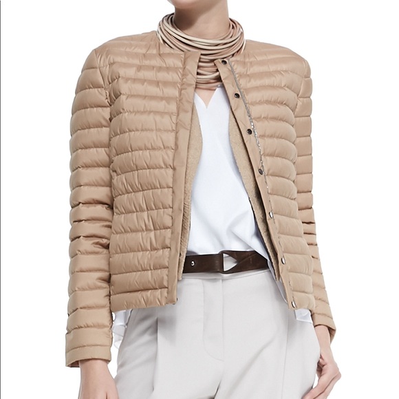 brunello cucinelli puffer jacket